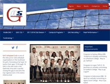 Tablet Screenshot of ga5volleyball.com